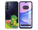 Funda Silicona Transparente para Samsung Galaxy A15 4G / 5G diseño Coco Dibujos