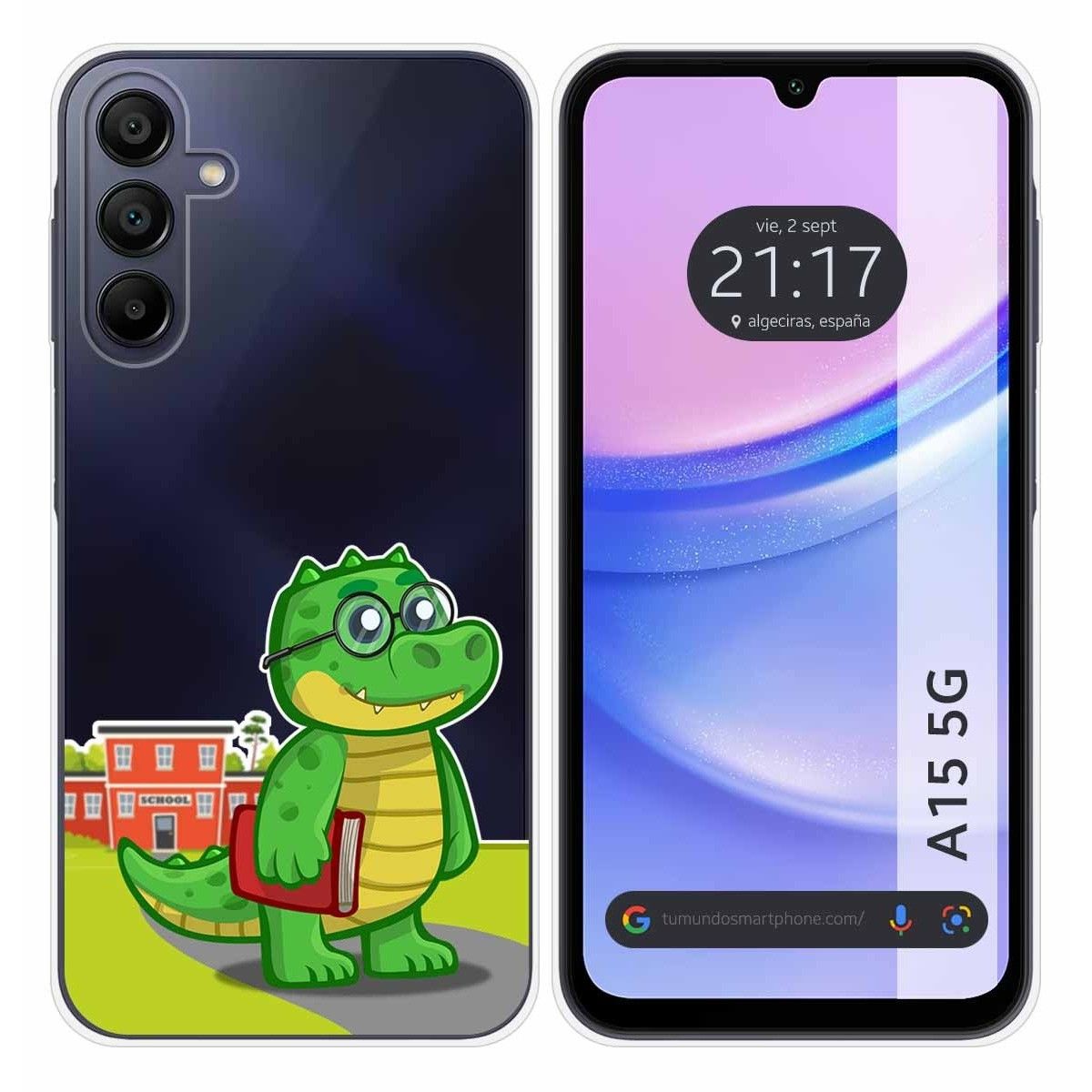 Funda Silicona Transparente para Samsung Galaxy A15 4G / 5G diseño Coco Dibujos