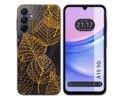 Funda Silicona Transparente para Samsung Galaxy A15 4G / 5G diseño Hojas Dibujos