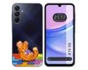 Funda Silicona Transparente para Samsung Galaxy A15 4G / 5G diseño Leopardo Dibujos