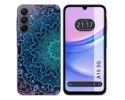 Funda Silicona Transparente para Samsung Galaxy A15 4G / 5G diseño Mandala Dibujos
