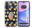 Funda Silicona Transparente para Samsung Galaxy A15 4G / 5G diseño Piña Dibujos