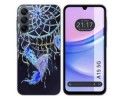 Funda Silicona Transparente para Samsung Galaxy A15 4G / 5G diseño Plumas Dibujos