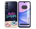 Funda Silicona Transparente para Samsung Galaxy A15 4G / 5G diseño Summer Dibujos