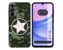 Funda Silicona para Samsung Galaxy A15 4G / 5G diseño Camuflaje 01 Dibujos