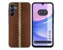 Funda Silicona para Samsung Galaxy A15 4G / 5G diseño Cuero 01 Dibujos