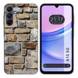 Funda Silicona para Samsung Galaxy A15 4G / 5G diseño Ladrillo 03 Dibujos