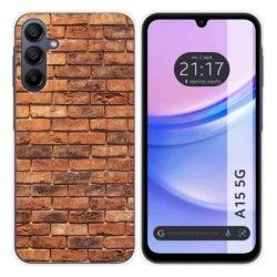 Funda Silicona para Samsung Galaxy A15 4G / 5G diseño Ladrillo 04 Dibujos
