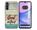 Funda Silicona para Samsung Galaxy A15 4G / 5G diseño Madera 01 Dibujos