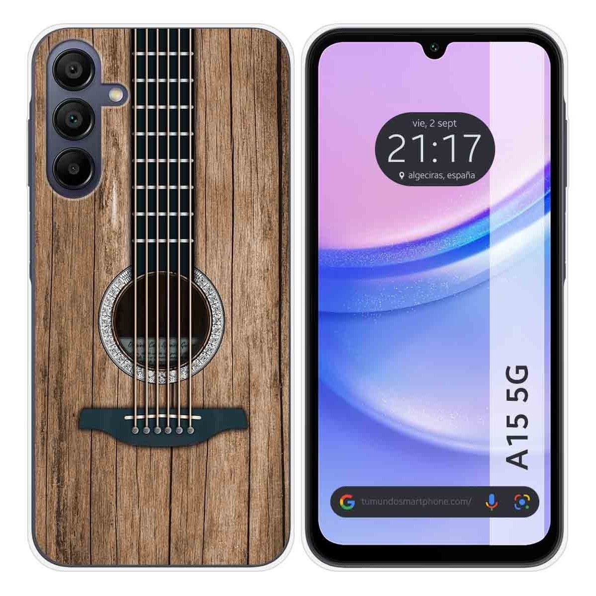Funda Silicona para Samsung Galaxy A15 4G / 5G diseño Madera 11 Dibujos