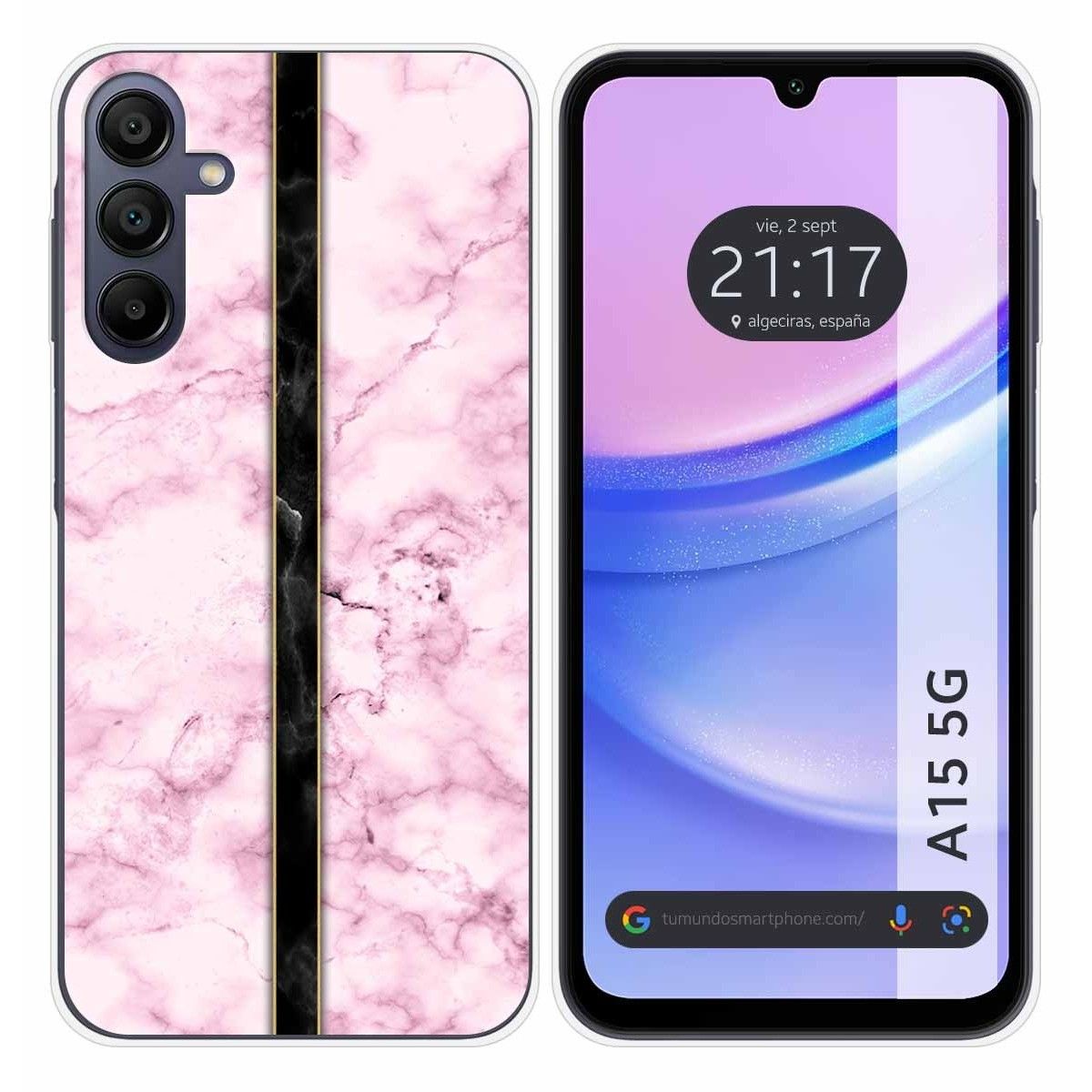 Funda Silicona para Samsung Galaxy A15 4G / 5G diseño Mármol 04 Dibujos
