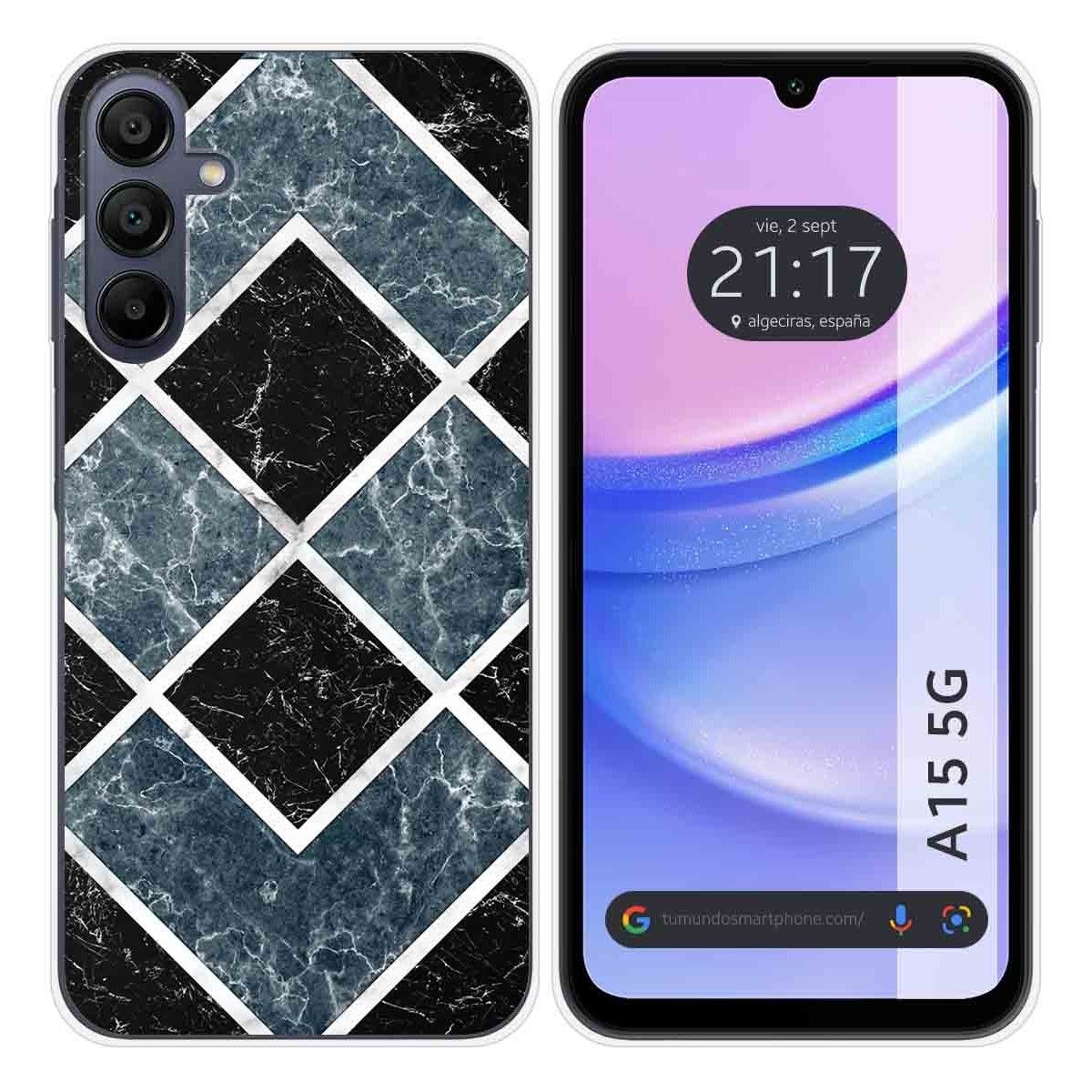 Funda Silicona para Samsung Galaxy A15 4G / 5G diseño Mármol 06 Dibujos