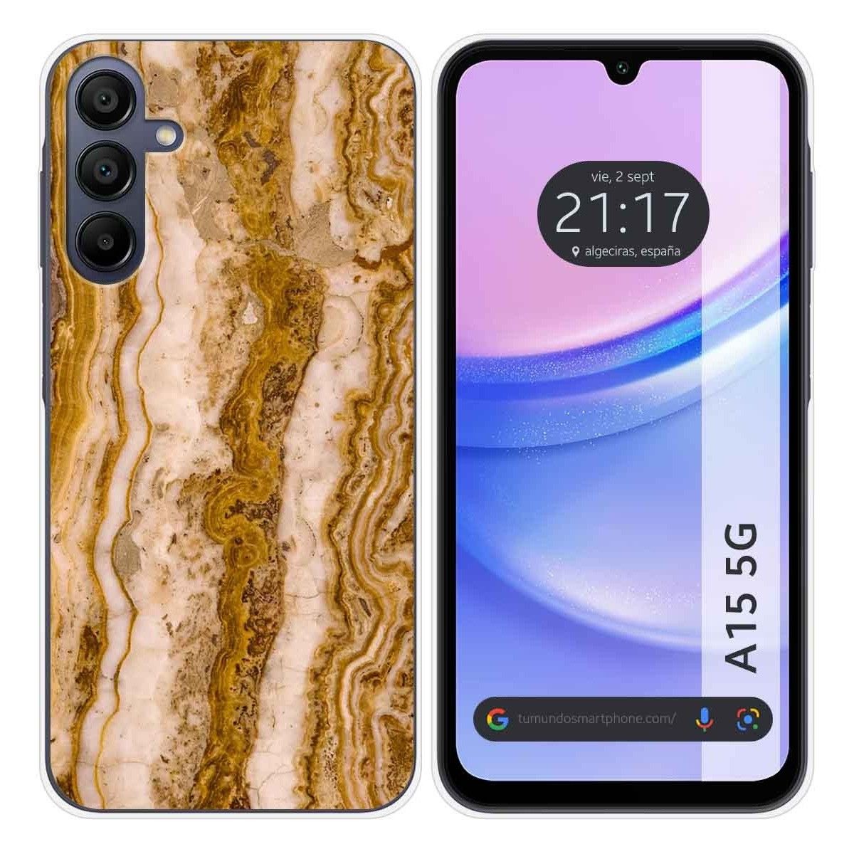Funda Silicona para Samsung Galaxy A15 4G / 5G diseño Mármol 10 Dibujos
