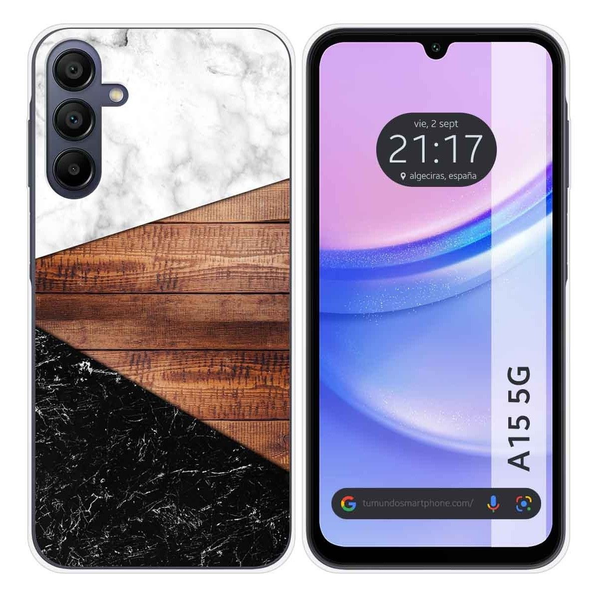 Funda Silicona para Samsung Galaxy A15 4G / 5G diseño Mármol 11 Dibujos