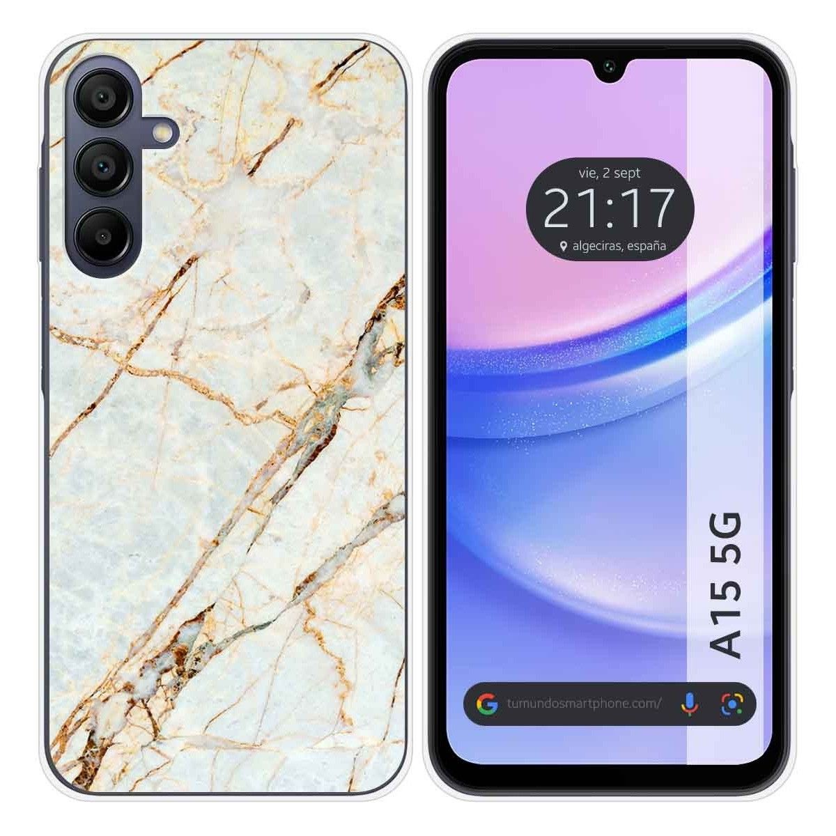 Funda Silicona para Samsung Galaxy A15 4G / 5G diseño Mármol 13 Dibujos