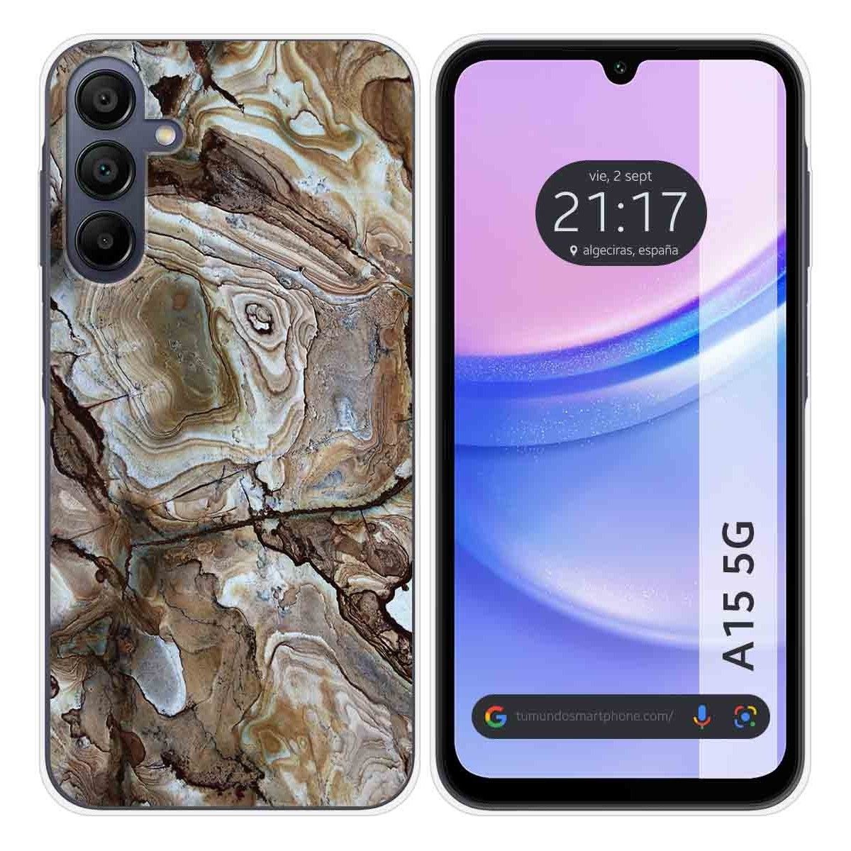 Funda Silicona para Samsung Galaxy A15 4G / 5G diseño Mármol 14 Dibujos