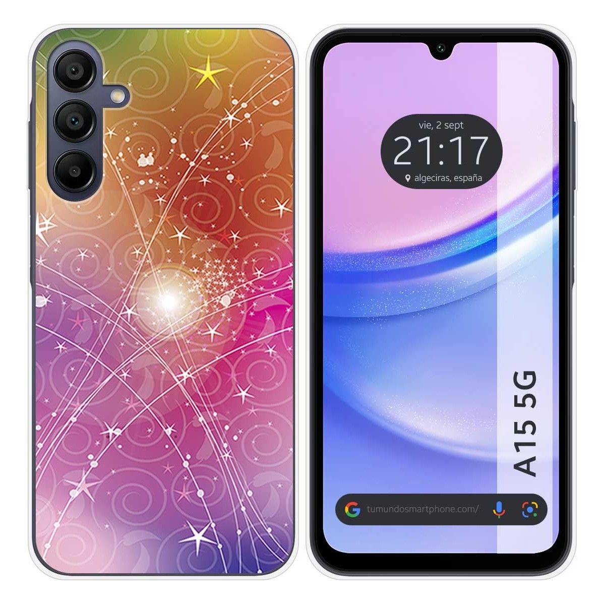 Funda Silicona para Samsung Galaxy A15 4G / 5G diseño Abstracto Dibujos