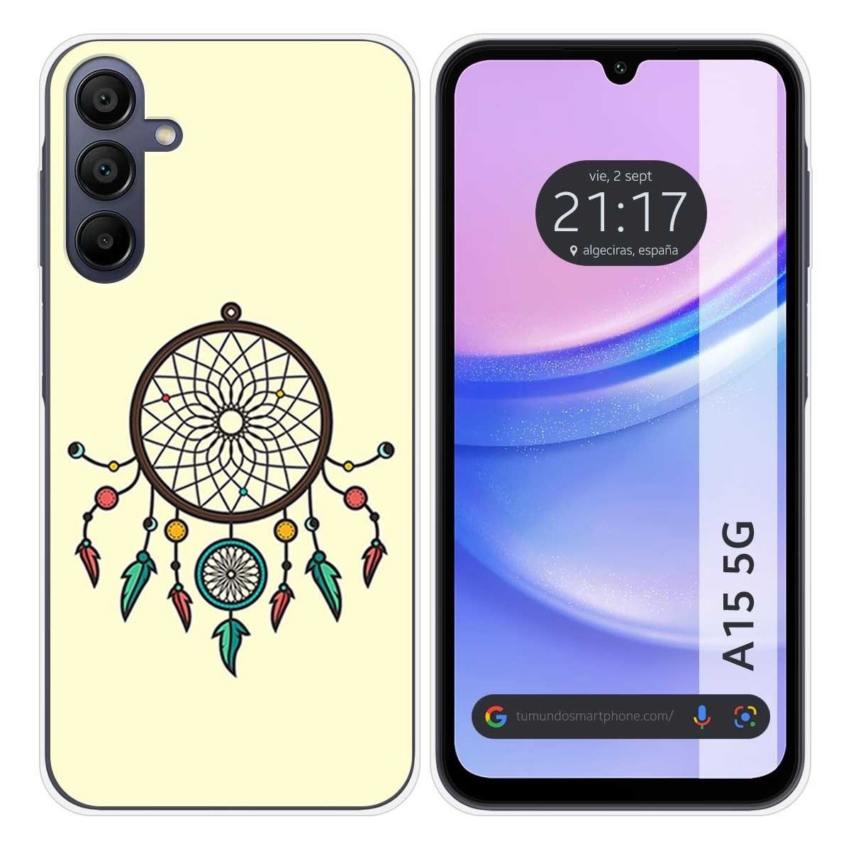 Funda Silicona para Samsung Galaxy A15 4G / 5G diseño Atrapasueños Dibujos