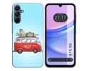 Funda Silicona para Samsung Galaxy A15 4G / 5G diseño Furgoneta Dibujos