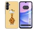 Funda Silicona para Samsung Galaxy A15 4G / 5G diseño Jirafa Dibujos
