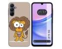 Funda Silicona para Samsung Galaxy A15 4G / 5G diseño Leon Dibujos