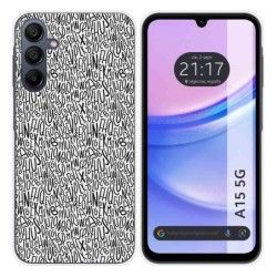 Funda Silicona para Samsung Galaxy A15 4G / 5G diseño Letras Dibujos
