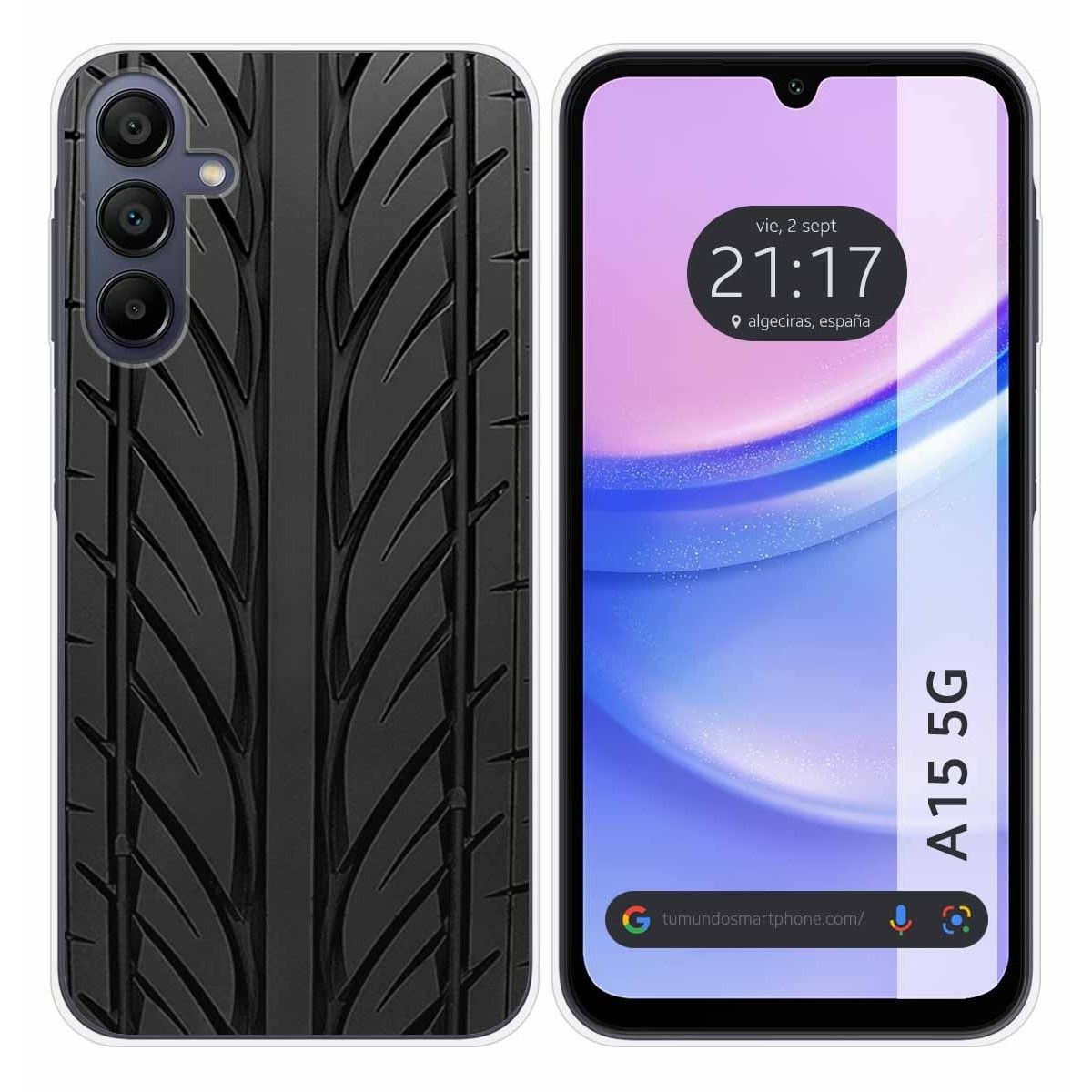 Funda Silicona para Samsung Galaxy A15 4G / 5G diseño Neumatico Dibujos