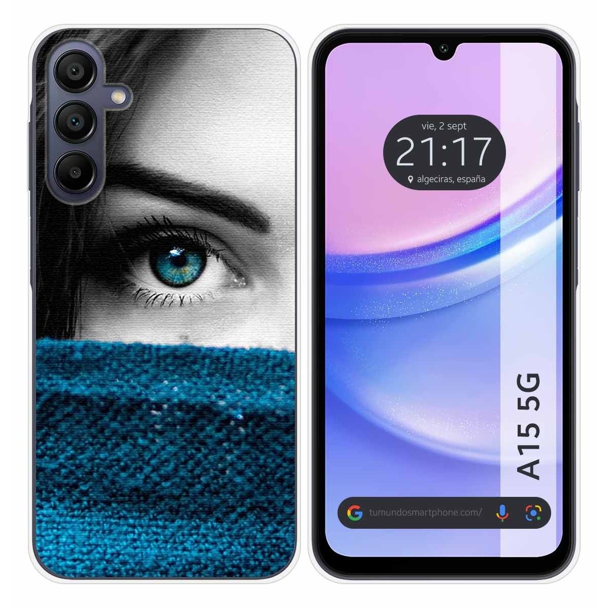 Funda Silicona para Samsung Galaxy A15 4G / 5G diseño Ojo Dibujos