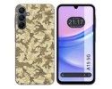Funda Silicona para Samsung Galaxy A15 4G / 5G diseño Sand Camuflaje Dibujos