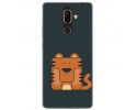 Funda Gel Tpu para Nokia 7 Plus Diseño Tigre Dibujos