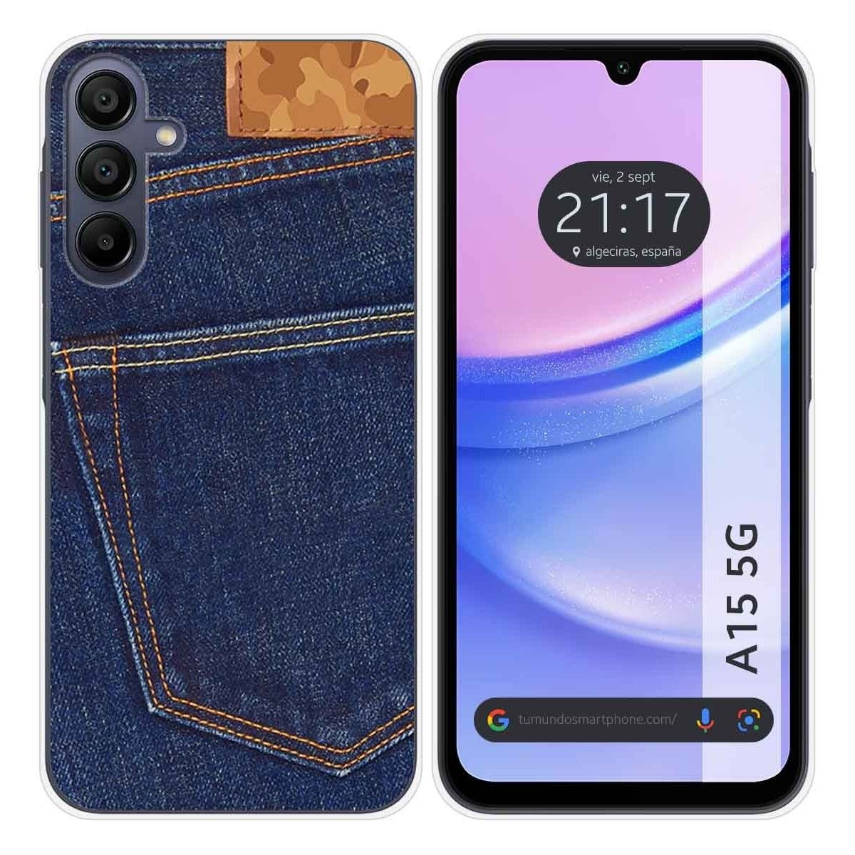 Funda Silicona para Samsung Galaxy A15 4G / 5G diseño Vaquero Dibujos