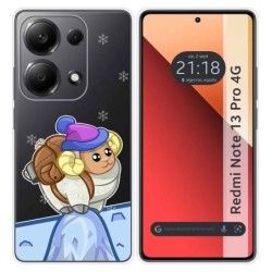 Funda Silicona Transparente para Xiaomi Redmi Note 13 Pro 4G diseño Cabra Dibujos