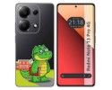 Funda Silicona Transparente para Xiaomi Redmi Note 13 Pro 4G diseño Coco Dibujos