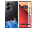 Funda Silicona Transparente para Xiaomi Redmi Note 13 Pro 4G diseño Hipo Dibujos