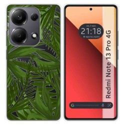 Funda Silicona Transparente para Xiaomi Redmi Note 13 Pro 4G diseño Jungla Dibujos