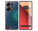 Funda Silicona Transparente para Xiaomi Redmi Note 13 Pro 4G diseño Mandala Dibujos