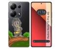 Funda Silicona Transparente para Xiaomi Redmi Note 13 Pro 4G diseño Mono Dibujos