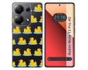 Funda Silicona Transparente para Xiaomi Redmi Note 13 Pro 4G diseño Pato Dibujos