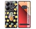 Funda Silicona Transparente para Xiaomi Redmi Note 13 Pro 4G diseño Piña Dibujos