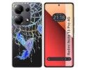 Funda Silicona Transparente para Xiaomi Redmi Note 13 Pro 4G diseño Plumas Dibujos