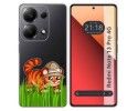 Funda Silicona Transparente para Xiaomi Redmi Note 13 Pro 4G diseño Tigre Dibujos