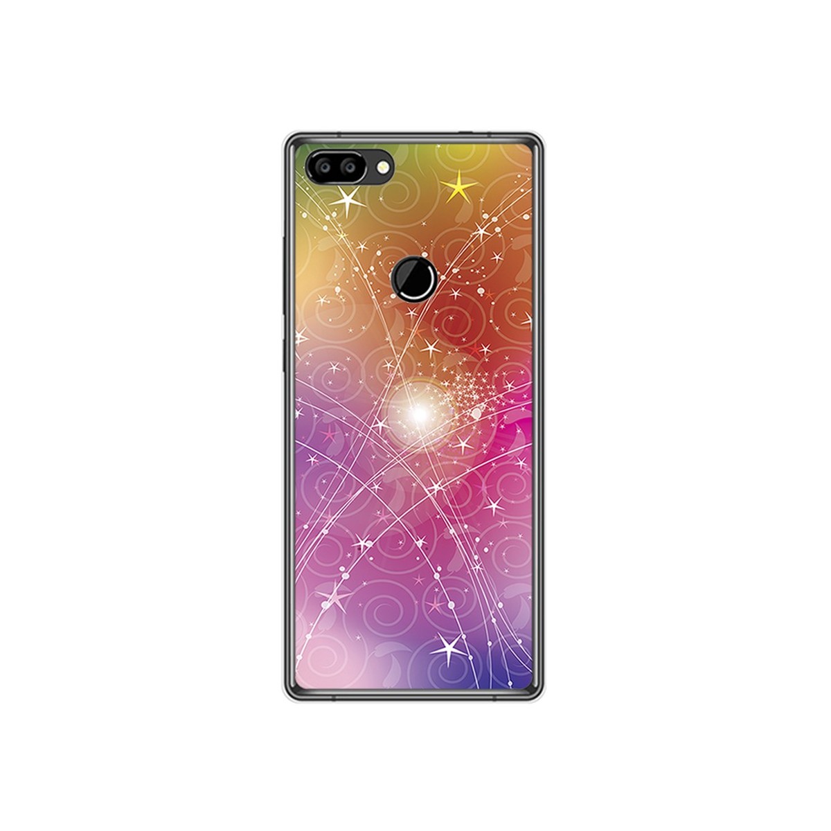 Funda Gel Tpu para Oukitel Mix 2 Diseño Abstracto Dibujos
