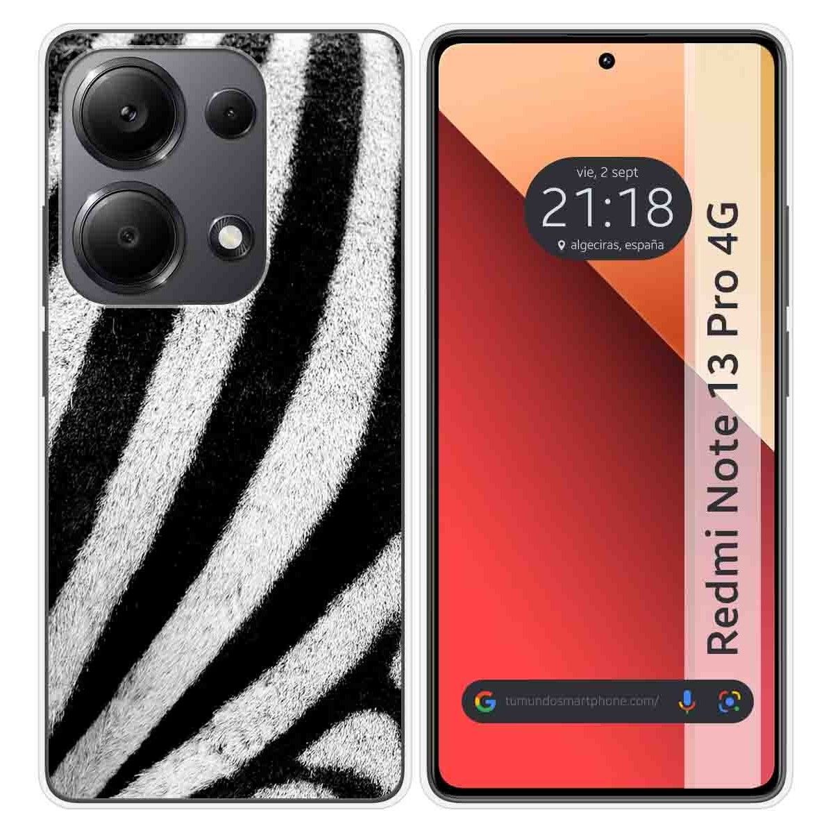 Funda Silicona para Xiaomi Redmi Note 13 Pro 4G diseño Animal 02 Dibujos