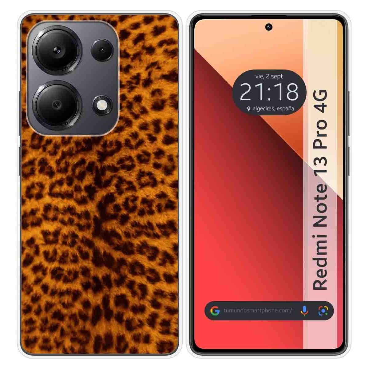 Funda Silicona para Xiaomi Redmi Note 13 Pro 4G diseño Animal 03 Dibujos