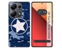 Funda Silicona para Xiaomi Redmi Note 13 Pro 4G diseño Camuflaje 03 Dibujos