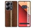 Funda Silicona para Xiaomi Redmi Note 13 Pro 4G diseño Cuero 01 Dibujos
