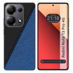 Funda Silicona para Xiaomi Redmi Note 13 Pro 4G diseño Cuero 02 Dibujos
