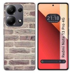 Funda Silicona para Xiaomi Redmi Note 13 Pro 4G diseño Ladrillo 01 Dibujos