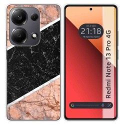 Funda Silicona para Xiaomi Redmi Note 13 Pro 4G diseño Mármol 07 Dibujos
