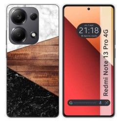 Funda Silicona para Xiaomi Redmi Note 13 Pro 4G diseño Mármol 11 Dibujos